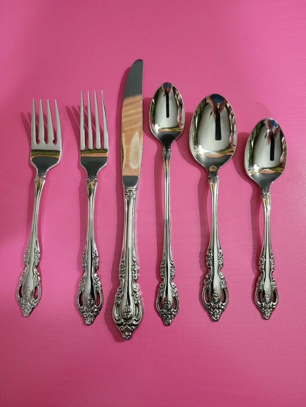 Oneida Community Brahms Silverware 6 Piece Place Setting (1658)